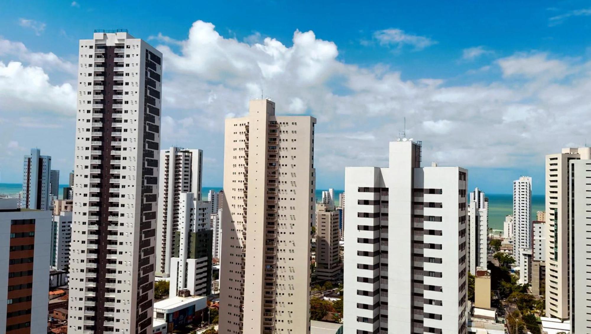 Flat Piscina No Rooftop Aluguel Temporada Em 헤시피 외부 사진